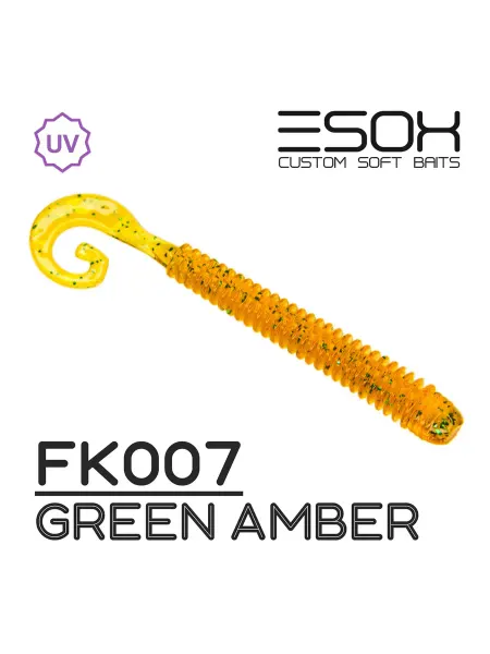 ESOX Saturnix 3"(80мм)7шт FK007 Приманка на Судака,Щуку,Окуня