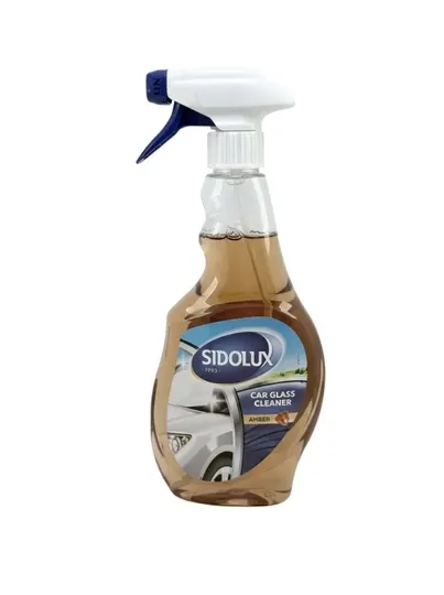 Спрей для очистки автомобильных стекол и фар SIDOLUX GLASS CLEANER Amber