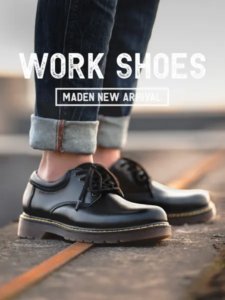 Maden. Amekaji wear. Полуботинки Мартинсы рабочие низкие