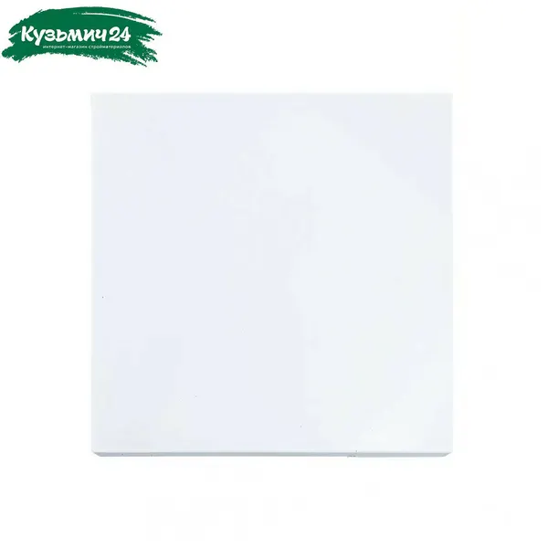 Выключатель Lezard Zima 704-0288-100QC встраиваемый, пластик, белый
