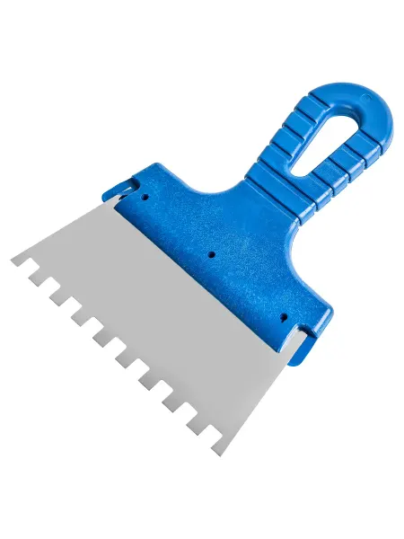 Шпатель зубчатый Интек 10108-150-008 150 мм, нержавеющая