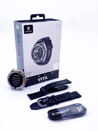 Смарт-часы Lenyes Vita, AMOLED экран, GPS, влагозащита IP68