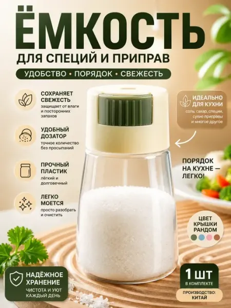 Amonie2 Баночка дозатор для приправ и специй