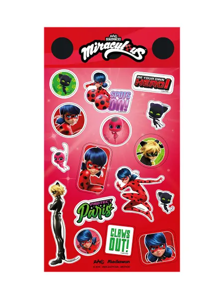 Конфитрейд нон фуд Наклейки 3Д в пакете Леди Баг Miraculous
