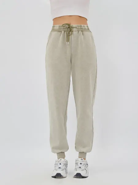 Amour CLoset Спортивные прямые брюки без начеса