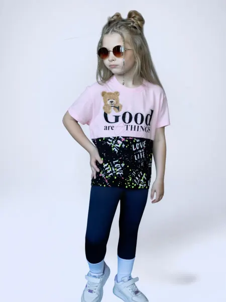 Amour kids Хлопковая детская футболка повседневная