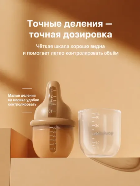 Дозатор для лекарства детский, шприц силиконовый, мерный