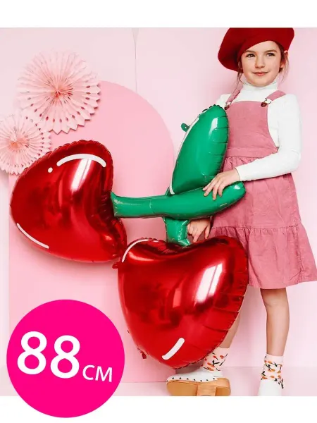 PartyDeco Воздушный шар Ягода вишня, 88х73 см