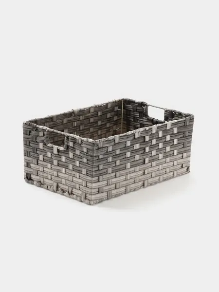 Hearth & Home Плетёная корзина пластиковая 40х29х17 см