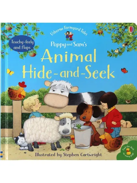 Usborne Poppy and Sam's Animal Hide and Seek детская книга