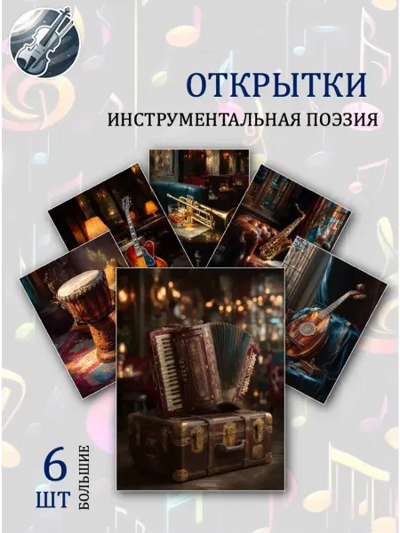 Обниму словами А6 открытки музыкальная атмосфера