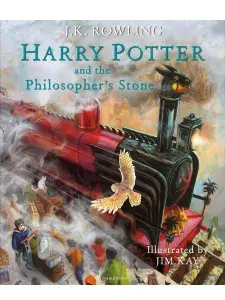 Книга на английском язык Harry Potter and the Philosopher's Stone с иллюстрациями Джима Кея/ Rowling J.K./ Bloomsbury/ Роулинг Джоан Кэтлин