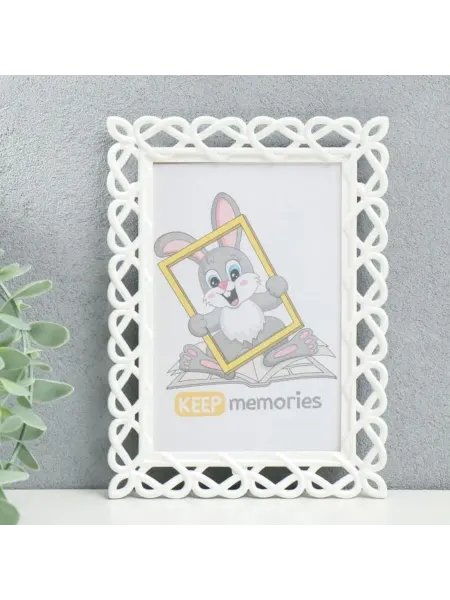 Keep memories Фоторамка 10х15 см белая пластиковая Amelia, 2 шт