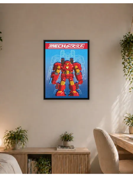 Postersbase Постер на стену Железный человек Мех 30x40