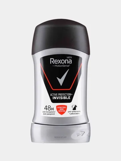 Дезодорант-антиперспирант для мужчин Rexona Invisible on Black and White, 50 мл