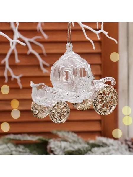 My Sweet Home Подвеска Королевская карета елочное украшение 11 см