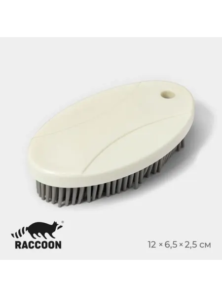 Raccoon Универсальная щётка для уборки, пластик, 12x6.5 см