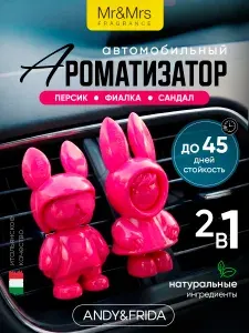 Ароматизатор автомобильный на дефлектор ANDY&FRIDA