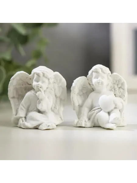 In Mother's Hands Сувенир полистоун "Ангел" 4х4х2,5 см, 3 шт
