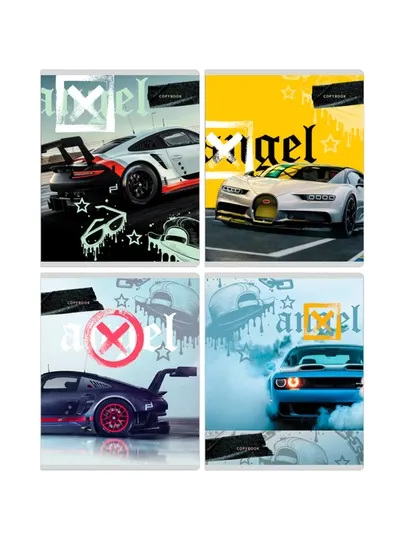 Тетрадь 40л, 4шт, А5, клетка BG "Street angel", Т5ск40_11013