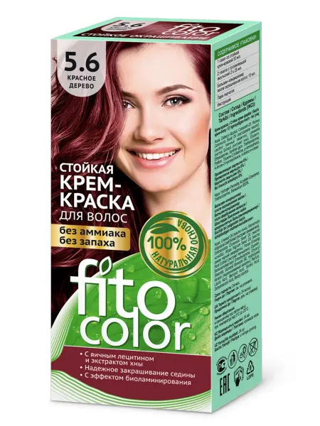 ФИТОКОСМЕТИК Стойкая крем-краска для волос Fitocolor тон Красное дерево 1