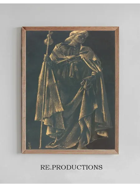 Re.productions Постер Angelus Ministrans - Sir Edward Coley Burne-Jones