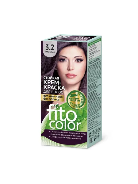 ФИТОКОСМЕТИК Стойкая крем-краска для волос "Fitocolor" тон Баклажан 115 м