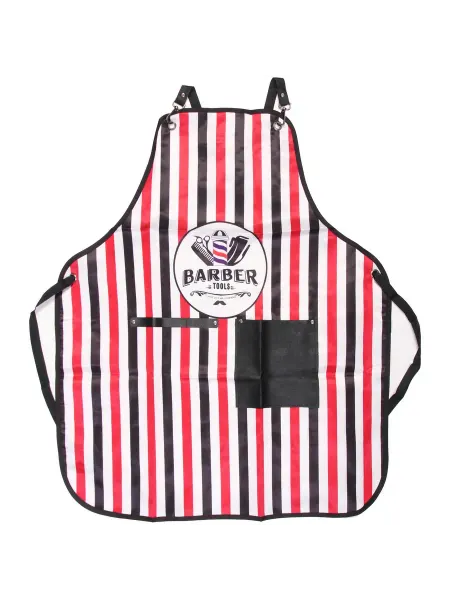 SOLNARIS Парикмахерский фартук иск. кожа 80х68 см черный