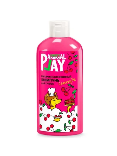 Шампунь Animal Play витаминизированный Вишневый пай для животных