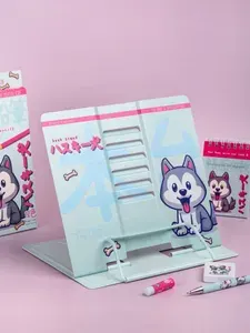 Подставка для книги и учебников Bruno Visconti "KAWAII ANIMALS" школьная, регулируемая, металлическая подставка для учебников