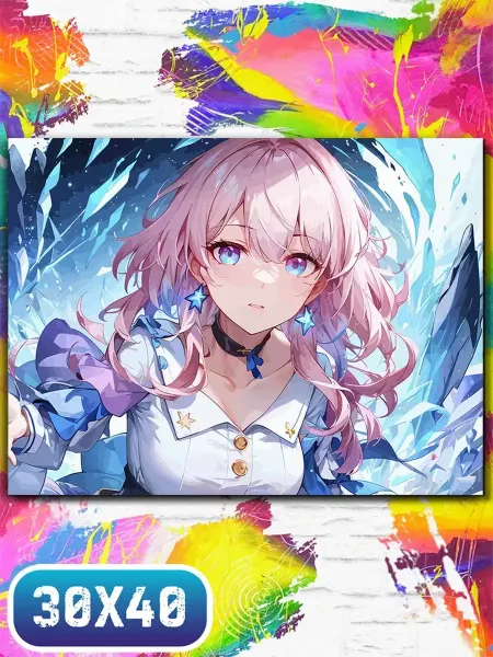 Мир Креатива Картина по номерам Anime art