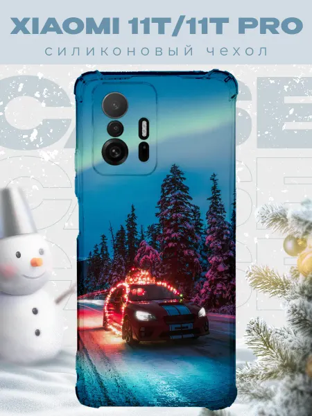 PRINTberries Новогодний чехол для телефона Xiaomi 11T 11T Pro субару