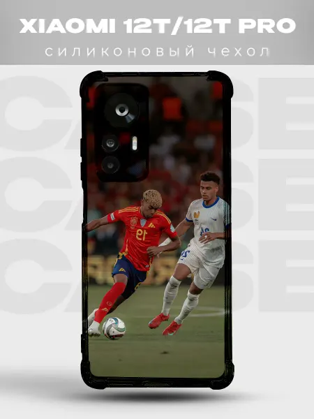 PRINTberries Чехол на Xiaomi 12T футбол спорт мяч поле