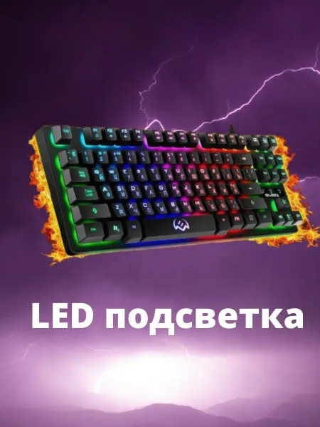 Клавиатура игровая механическая K30 USB Игровая клавиатура с радужной подсветкой