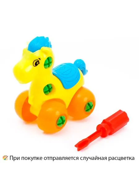 In Mother's Hands Пластмассовый конструктор для малышей "Лошадка", 15 деталей