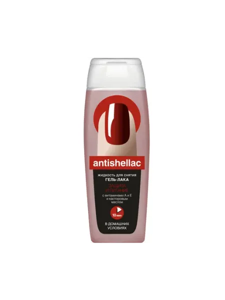 ФИТОКОСМЕТИК Жидкость для снятия гель лака "ANTISHELLAC" Защита и питание