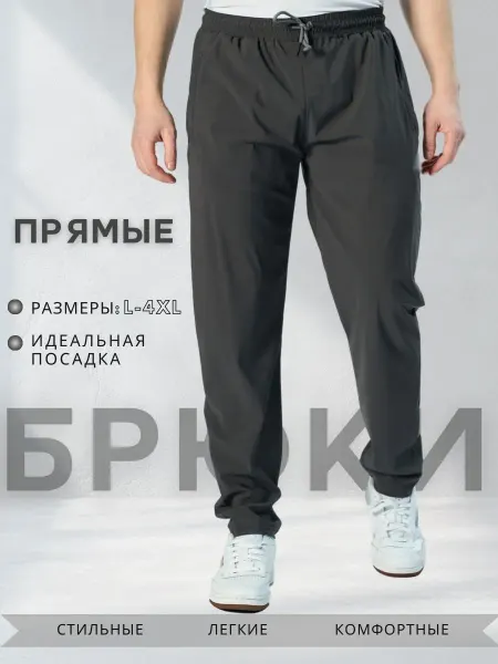 Anton Pavlov Брюки мужские спортивные прямые легкие