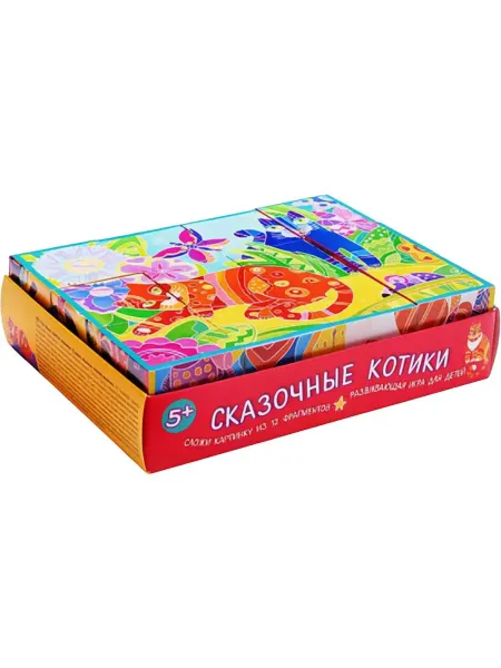 АЙРИС-пресс Пластиковые развивающие кубики "IQ кубики. Сказочные котики"