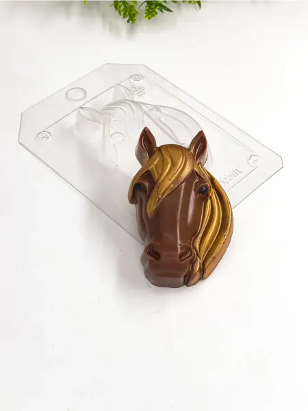 AnyMolds Голова Лошади форма пластиковая для мыла и шоколада