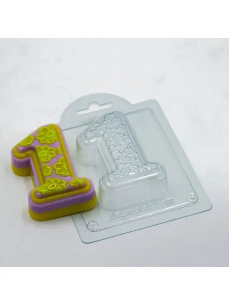 AnyMolds Пластиковая форма для мыла и шоколада Единичка