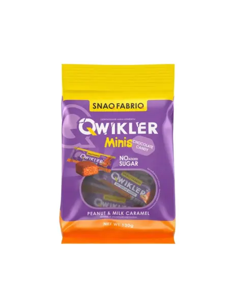 SNAQ FABRIQ Батончики глазированные qwikler minis, 130 г