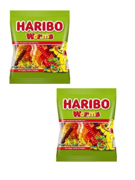 Haribo Мармелад жевательный Червячки Вуммис, 80 г, 2 уп