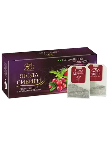 Ягода Сибири чайный напиток Клюква ф п 2г №20