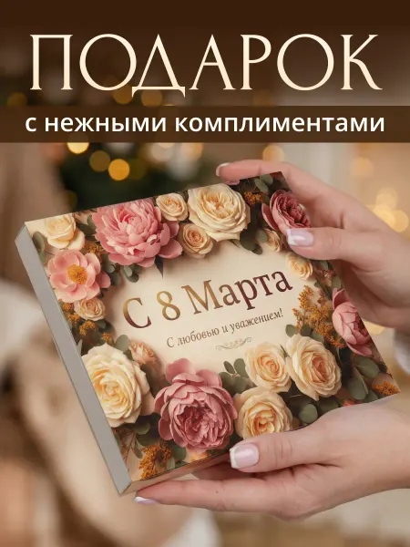 Счастливая мануфактура Подарочный набор на 8 марта подарок подруге коллеге