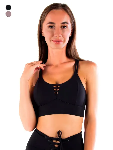 Beautybody Apparel Топ спорт-бра высокой поддержки Bandage Nera