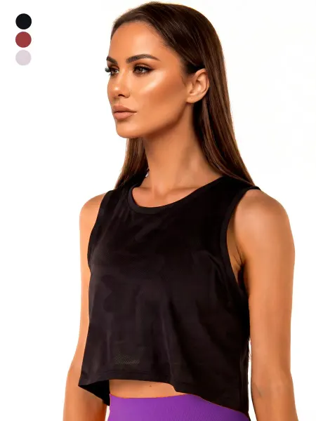 Beautybody Apparel Майка спортивная укороченная Label Camonera