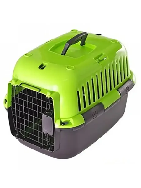 FAUNA INTERNATIONAL Переноска пластиковая, 49х32х32 см, металлическая дверца