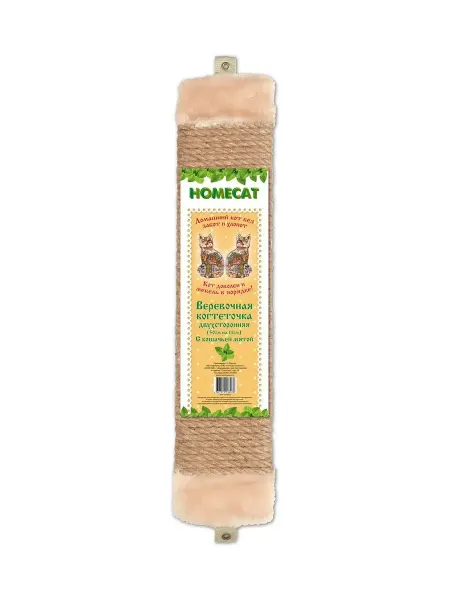 Homecat Когтеточка двусторонняя с кошачьей мятой, 50х11см