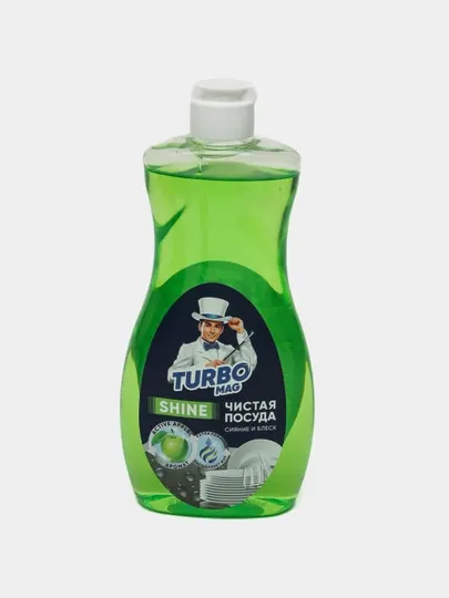Средство для мытья посуды Turbomag shine, apple, 500 мл