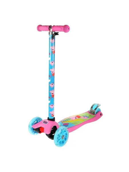 Scooters Самокат детский трехколесный Светящиеся колеса Свинка Пеппа
